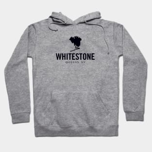 Whitestone, Queens - New York (black) Hoodie